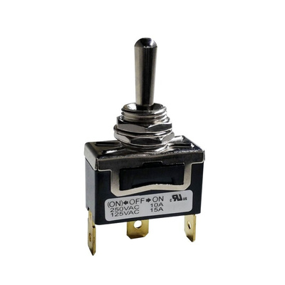 RS PRO Toggle Switch, PCB Mount, (On)-Off-On, SPDT, Solder Terminal