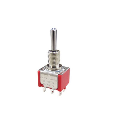 RS PRO Toggle Switch, Panel Mount, On-Off-On, SPDT, Solder Lug Terminal
