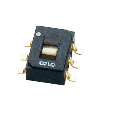 NIDEC COPAL ELECTRONICS GMBH Surface Mount Slide Switch 2PDT DP 100 mA Slide