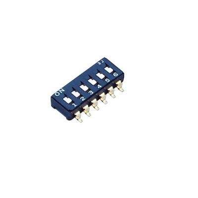 NIDEC COPAL ELECTRONICS GMBH Through Hole Slide Switch 6PST (On)-Off 100 mA Slide