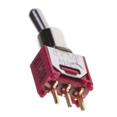 RS PRO Toggle Switch, PCB Mount, On-On, SPDT, Through Hole Terminal