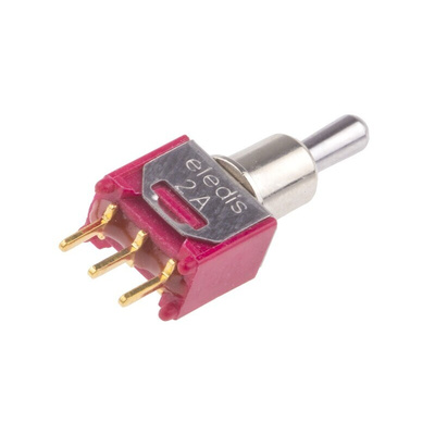 RS PRO Toggle Switch, PCB Mount, On-Off-On, SPDT, Through Hole Terminal