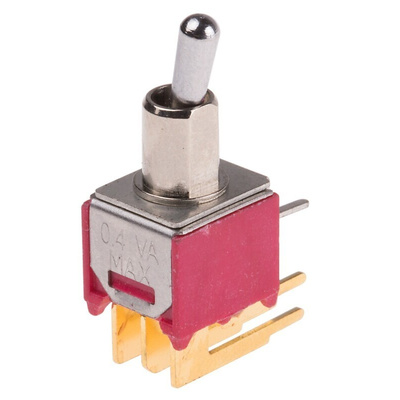 RS PRO Toggle Switch, PCB Mount, On-On, DPDT, Through Hole Terminal