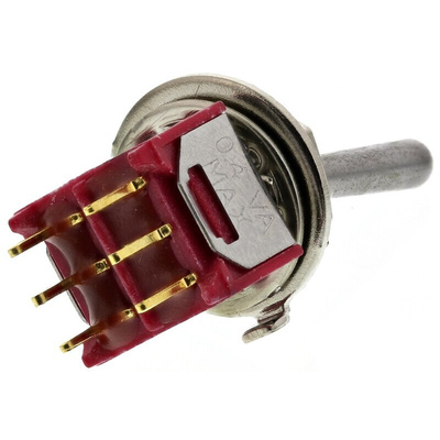 RS PRO Toggle Switch, PCB Mount, On-On, DPDT, Through Hole Terminal