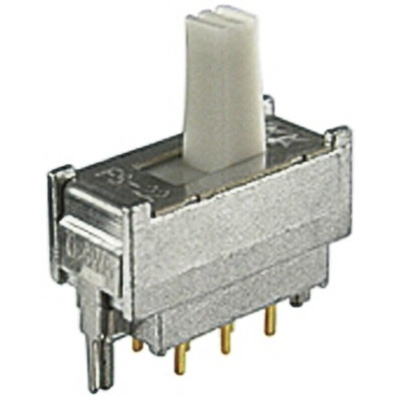 NKK Switches PCB Slide Switch DPDT Latching 100 mA @ 28 V ac/dc Slide