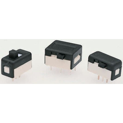 APEM PCB Slide Switch DPDT Latching 100 mA @ 30 V dc Slide
