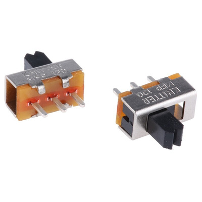 KNITTER-SWITCH PCB Slide Switch SPST Latching 350 mA@ 30 V dc Slide