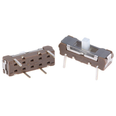 KNITTER-SWITCH PCB Slide Switch SPST On-On-On 200 mA @ 12 V dc Slide