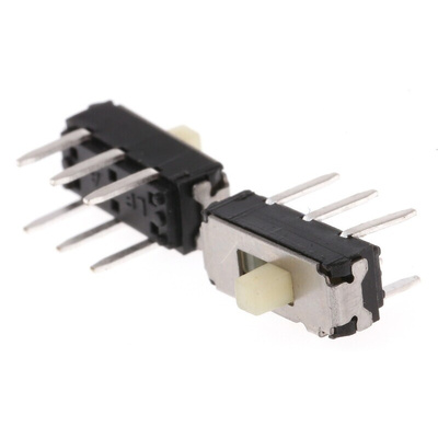 KNITTER-SWITCH PCB Slide Switch DPDT Latching 200 mA @ 12 V dc Slide