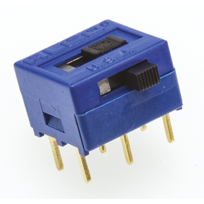 TE Connectivity PCB Slide Switch DPDT Latching 400 mA @ 20 V Slide
