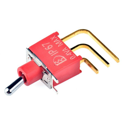 RS PRO Toggle Switch, PCB Mount, On-(On), SPDT, Through Hole Terminal