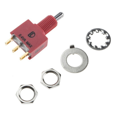 RS PRO Toggle Switch, PCB Mount, On-Off-On, SPDT, Solder Terminal