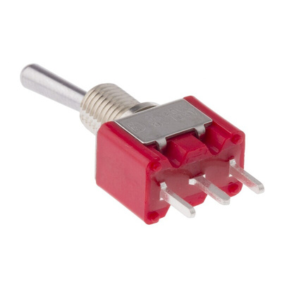 RS PRO Toggle Switch, PCB Mount, On-(On), SPDT, Through Hole Terminal