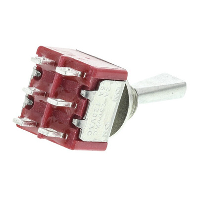 RS PRO Toggle Switch, Panel Mount, On-(On), DPDT, Solder Terminal
