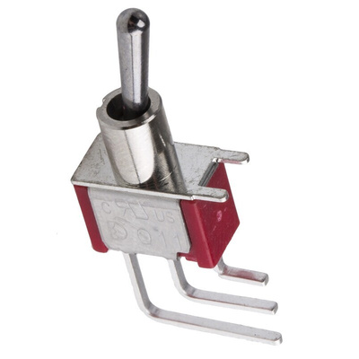 RS PRO Toggle Switch, PCB Mount, On-On, SPDT, Through Hole Terminal