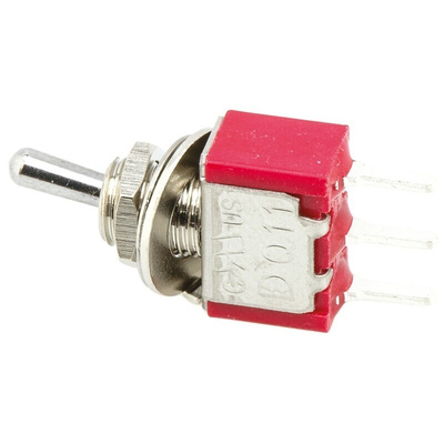 RS PRO Toggle Switch, PCB Mount, On-(On), SPDT, Through Hole Terminal
