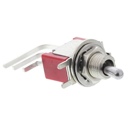 RS PRO Toggle Switch, PCB Mount, On-(On), SPDT, Through Hole Terminal