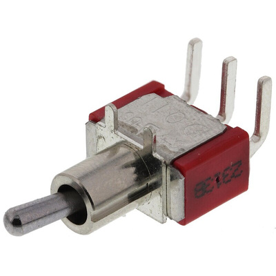 RS PRO Toggle Switch, PCB Mount, On-(On), SPDT, Through Hole Terminal