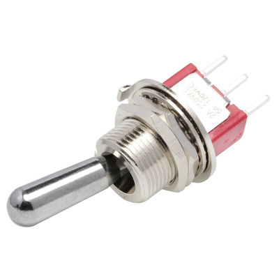 RS PRO Toggle Switch, PCB Mount, On-(On), SPDT, Through Hole Terminal
