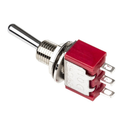 RS PRO Toggle Switch, Panel Mount, On-(On), SPDT, Solder Terminal