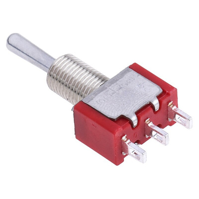 RS PRO Toggle Switch, Panel Mount, On-Off-On, SPDT, Solder Terminal