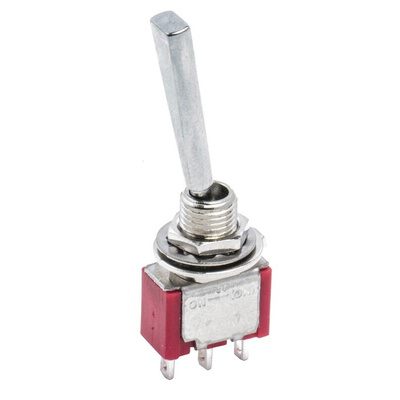 RS PRO Toggle Switch, Panel Mount, On-(On), SPDT, Solder Terminal