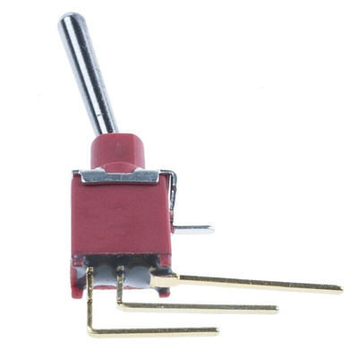RS PRO Toggle Switch, PCB Mount, On-(On), SPDT, Through Hole Terminal