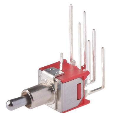 RS PRO Toggle Switch, PCB Mount, On-Off-On, DPDT, Through Hole Terminal