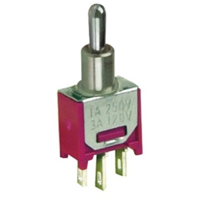 RS PRO Toggle Switch, Panel Mount, On-On, SPDT, Solder Terminal