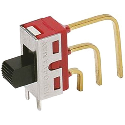 C & K PCB Slide Switch SPDT Latching 400 mA @ 20 V Slide
