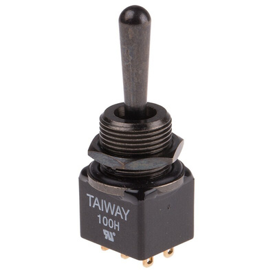 RS PRO Toggle Switch, PCB Mount, (On)-On-(On), DPDT, Solder Terminal