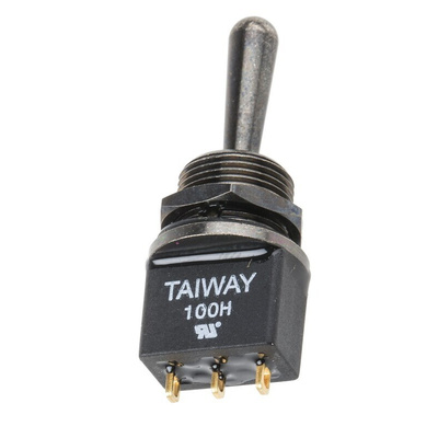 RS PRO Toggle Switch, PCB Mount, (On)-Off-(On), SPDT, Solder Terminal