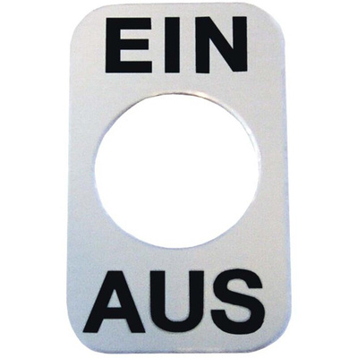 Marquardt On-Off Legend Plate for use with Switch