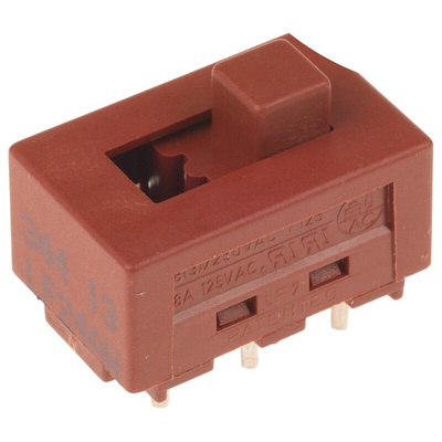 Molveno Panel Mount Slide Switch SPST-2NC 8 A Toggle