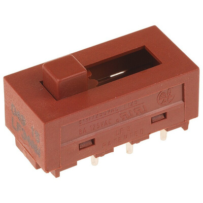 Molveno Panel Mount Slide Switch SPST-2NC 8 A Toggle