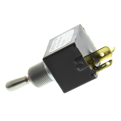 Otto Toggle Switch, Panel Mount, On-On, SPDT, Tab Terminal