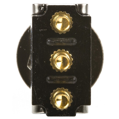 TE Connectivity Toggle Switch, Panel Mount, On-Off-(On), SPDT, Solder Terminal, 125V ac