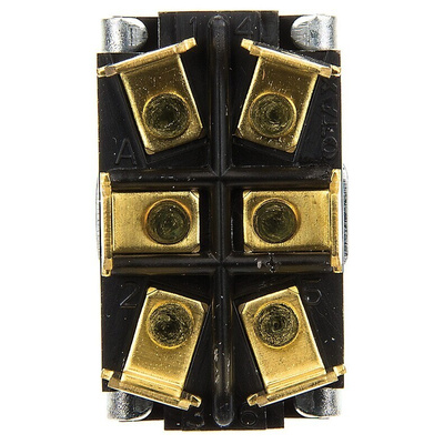 TE Connectivity Toggle Switch, Panel Mount, On-On, DPDT, Tab Terminal