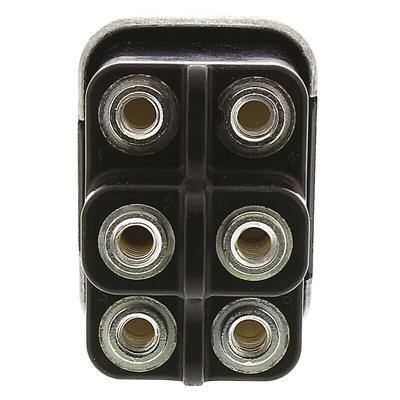 Otto Toggle Switch, Panel Mount, On-Off-On, DPDT, Screw Terminal