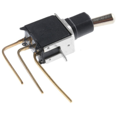 APEM Toggle Switch, PCB Mount, On-On, SPDT, Through Hole Terminal