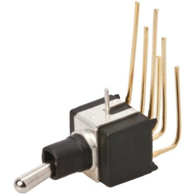 APEM Toggle Switch, PCB Mount, On-On, DPDT, Through Hole Terminal