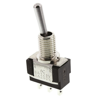 KNITTER-SWITCH Toggle Switch, Panel Mount, On-(On), SPDT, Solder Terminal