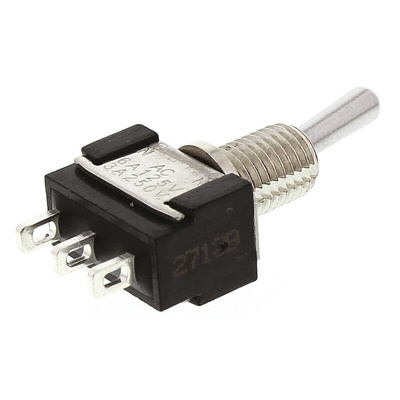 KNITTER-SWITCH Toggle Switch, Panel Mount, On-(On), SPDT, Solder Terminal