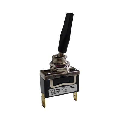RS PRO Toggle Switch, PCB Mount, On-Off, SPST, Solder Terminal