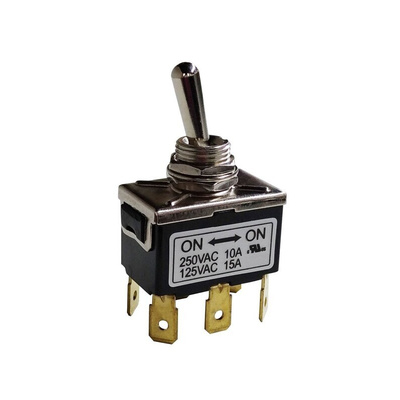 RS PRO Toggle Switch, PCB Mount, On-On, DPDT, Solder Terminal