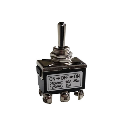 RS PRO Toggle Switch, PCB Mount, On-Off-On, DPDT, Screw Terminal