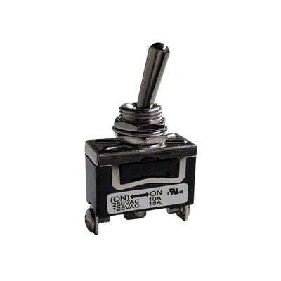RS PRO Toggle Switch, PCB Mount, (On)-On, SPDT, Screw Terminal