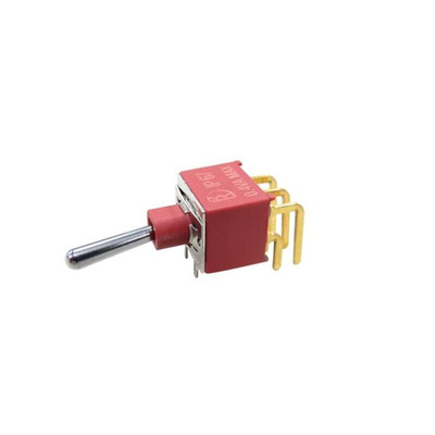 RS PRO Toggle Switch, Through Hole Mount, On-Off-On, SPDT, Through Hole Terminal