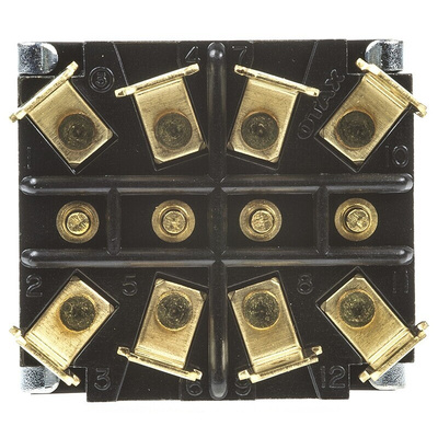TE Connectivity Toggle Switch, Panel Mount, On-Off, 4PST, Tab Terminal