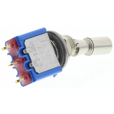 APEM Toggle Switch, Panel Mount, On-On, SPDT, Solder Lug Terminal, 30V dc